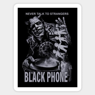 The Black Phone. Never Talk To Strangers. Sticker